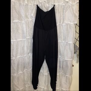 Fashion Nova Strapless Jumpsuit